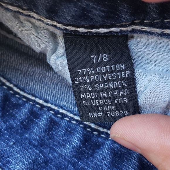 Rue21 Distressed denim mini skirt 7/8 - Picture 6 of 6